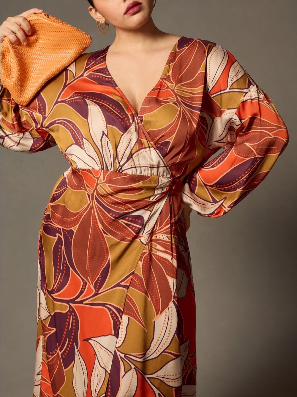 Anthropologie Printed Wrap Dress - Picture 4 of 9